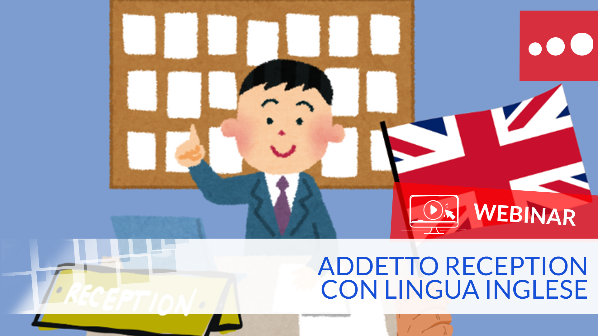 Corso gratuito addetto reception con lingua inglese